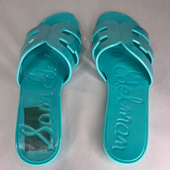 Sam Edelman Bay Jelly Women's Slip on Flat Pool Slides - Picture 4 of 7